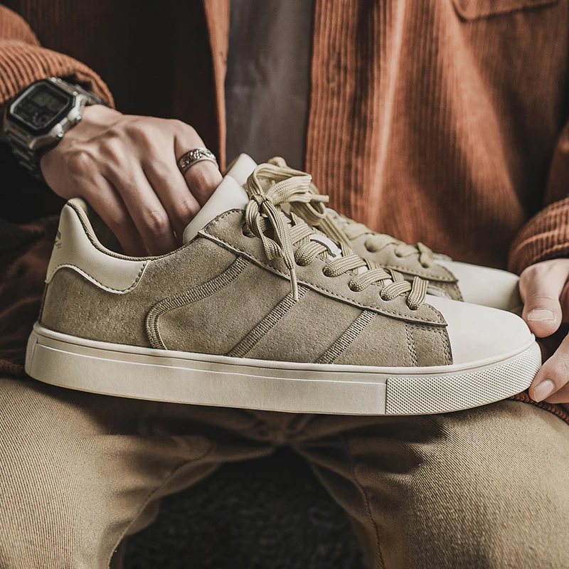 

Новые мужские осенние белые кроссовки 2025 года — дышащая повседневная обувь, стиль для пар, модные и бестселлеры