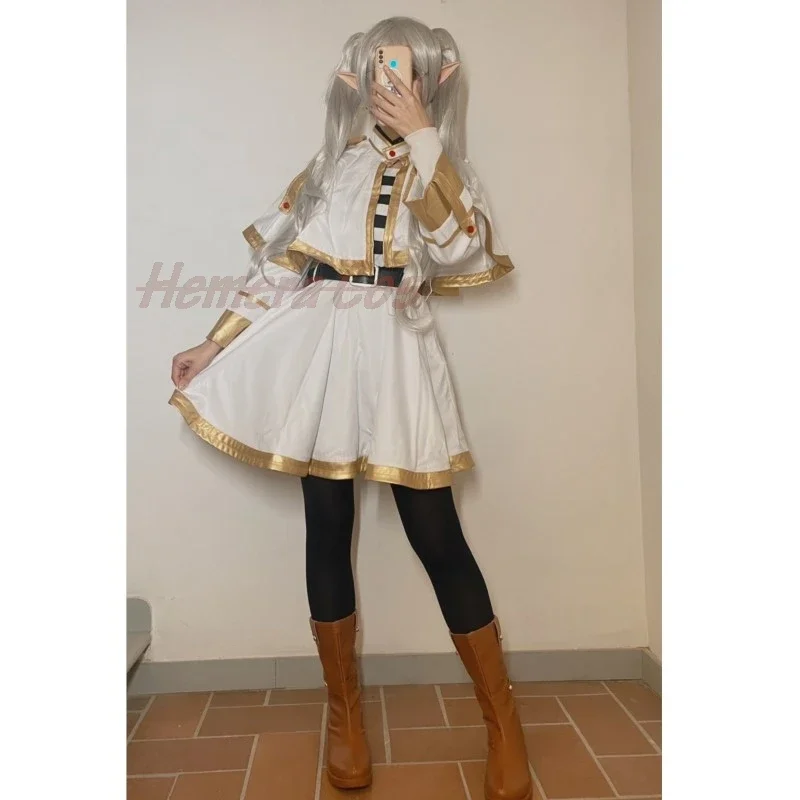 Freeze Cosplay Freeze Fantasia Costume Frieze Wig Coat Shirt Shoes Outfit Fantasy Adult Women Hallowen Carnival Party Clothes