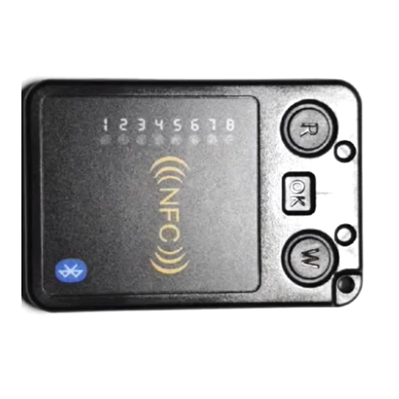 

AIAI RFID Chameleon Smart Chip Reader ISO14443 Key Detection EM125KHZ IC 13.56Mhz Badge Decode RFID Emulator