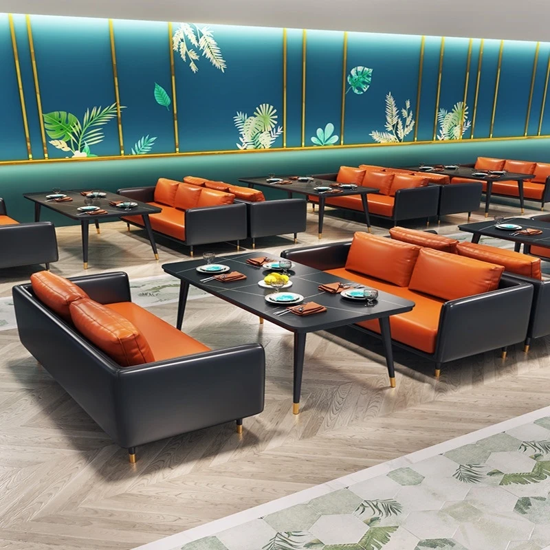 

Trendy Luxury Music Booth Sofas, Coffee , Western , BBQ Restaurant, Dining Milk Tea Shop Table And