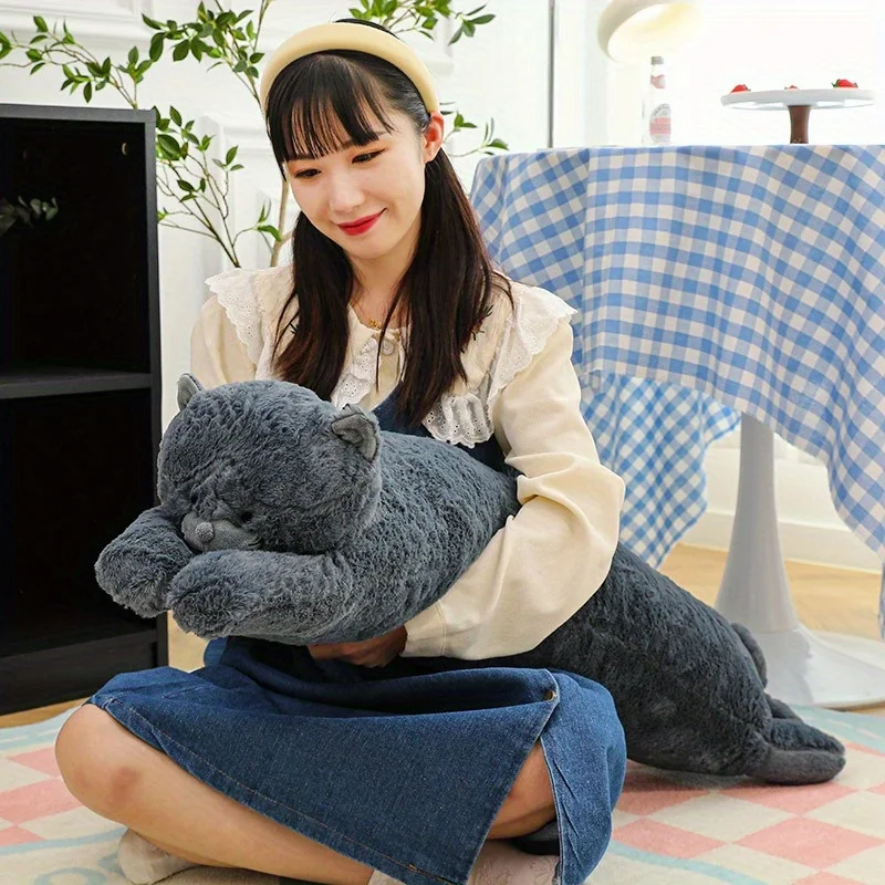 

Удлиненный плюш Blue Cat — подушка Snuggly длиной до тела