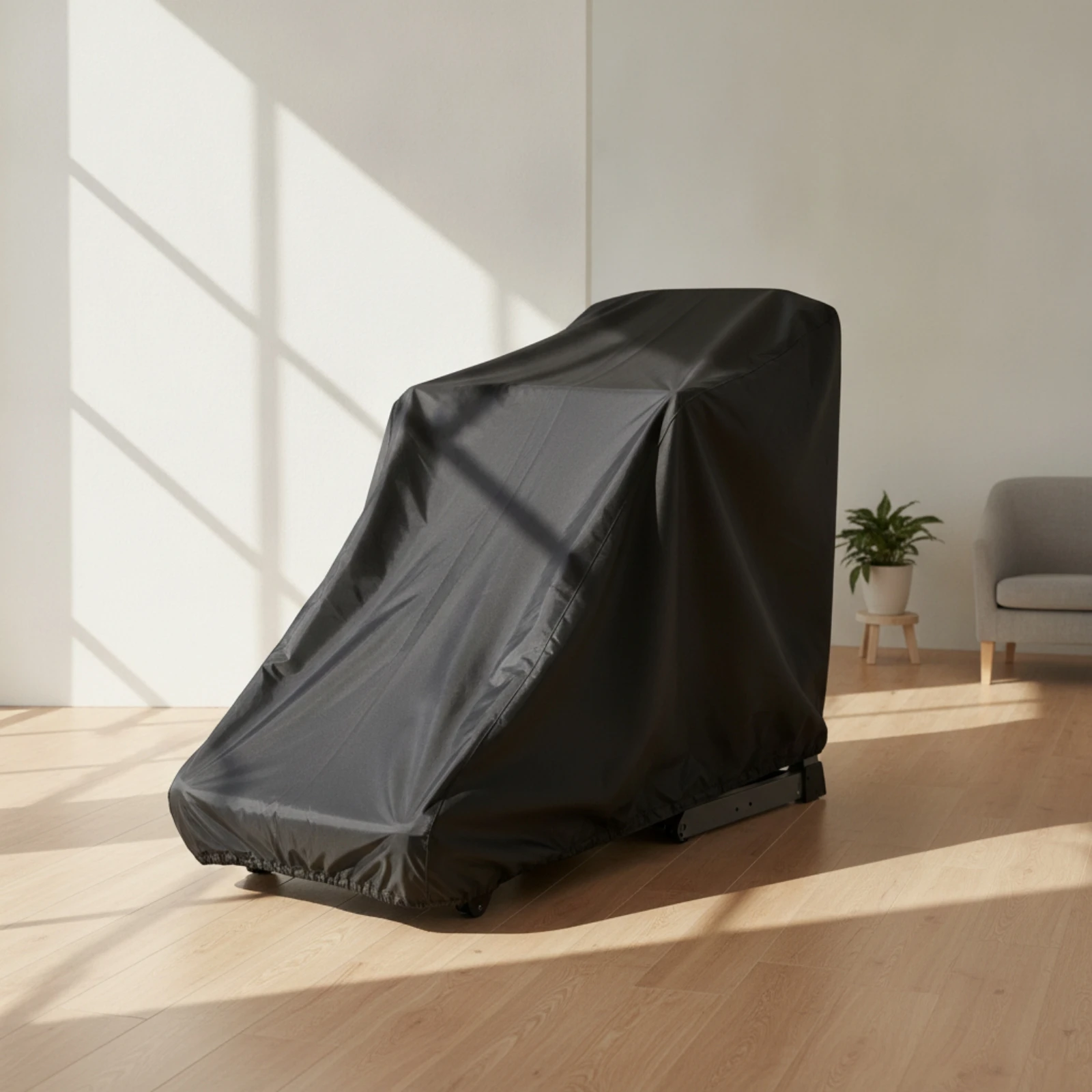 Treadmill Cover with Drawstring Waterproof Running Machine Cover with Drawstring Foldable Windproof for Home Gym Owners, Balcony