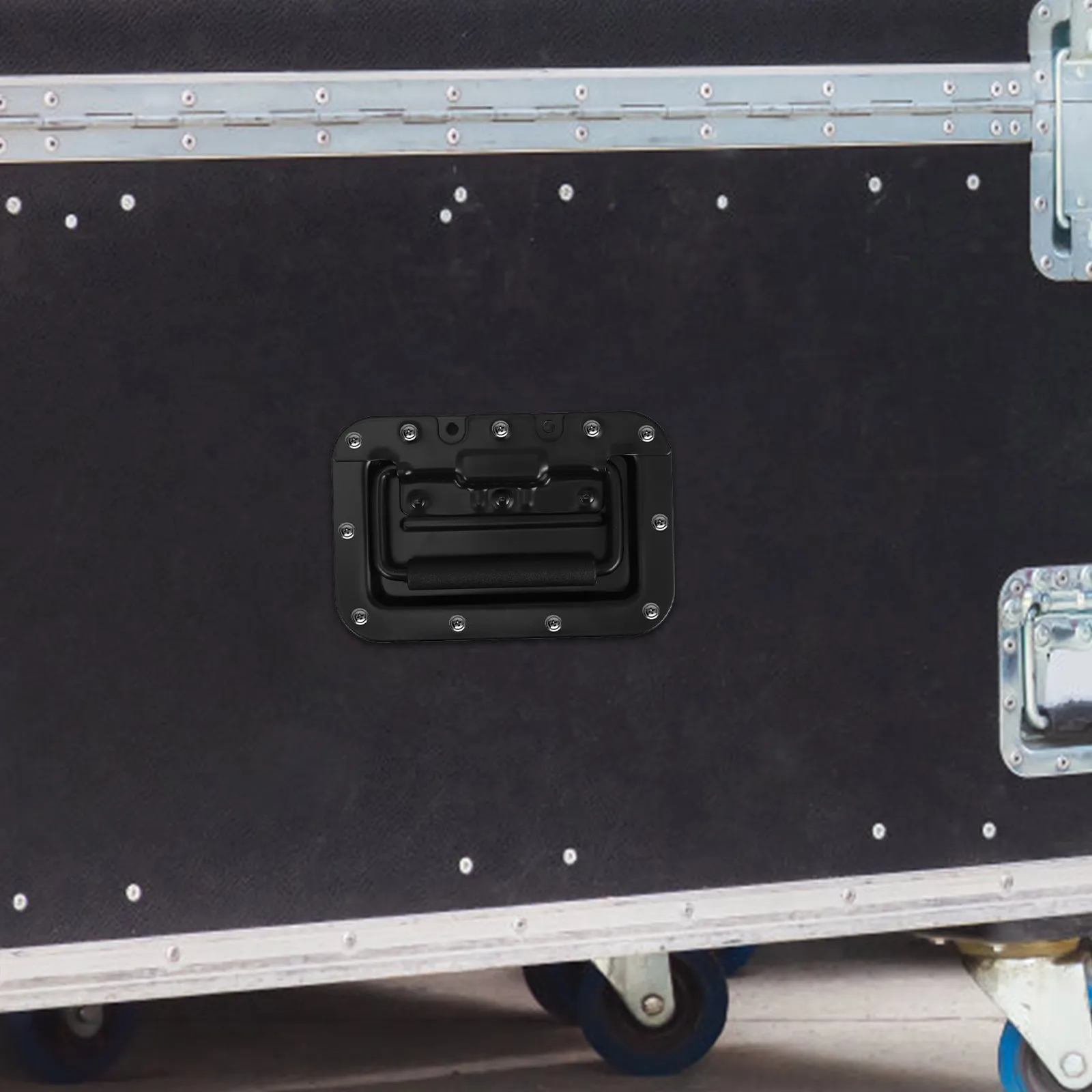 

Durable 8mm Spring Loaded Recessed Handle Padded Grip for Chest Cabinet Speaker Box Flight Case Kitchen Hardware Accessories