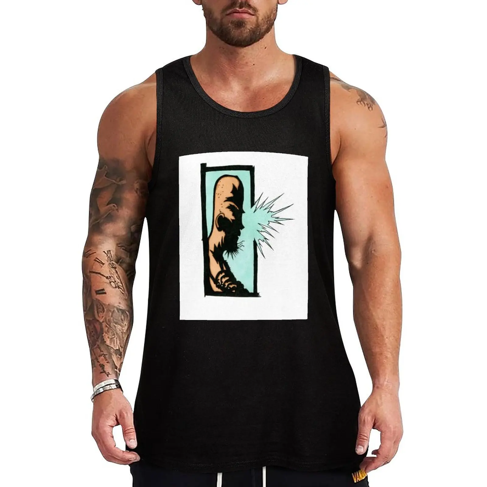 Mister Gone “The Maxx” Tank Top anime bodybuilding men clothes gym top