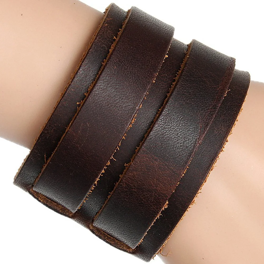 

1pc Wide Bracelet Adjustable Vintage Cuff Bangle For Men Women Retro Wristband Hand Decoration Fashion Accessory