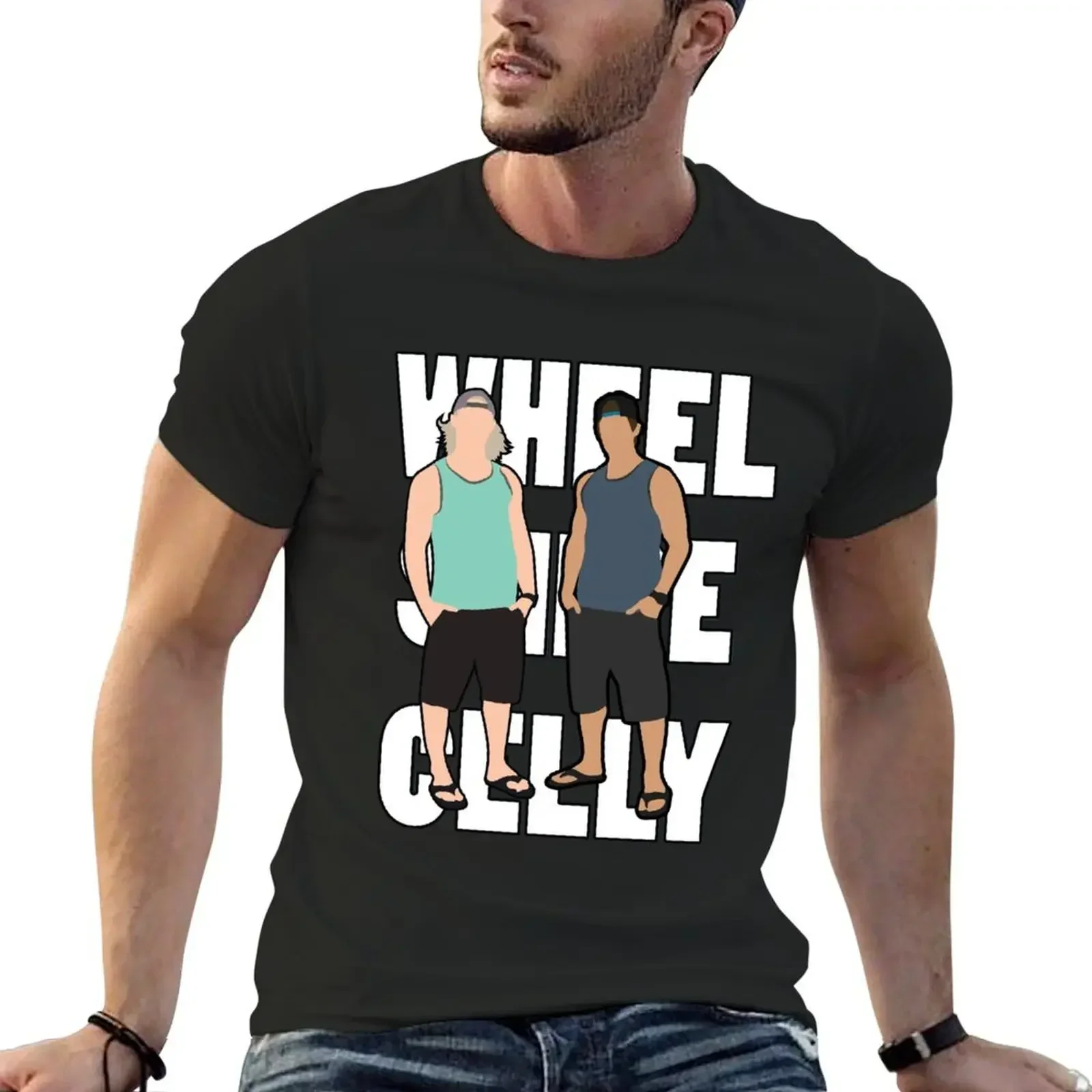 Reilly and Jonesy Wheel Snipe Celly Letterkenny T-Shirt plain T-shirts oversize blue archive blacks funny t shirts for men