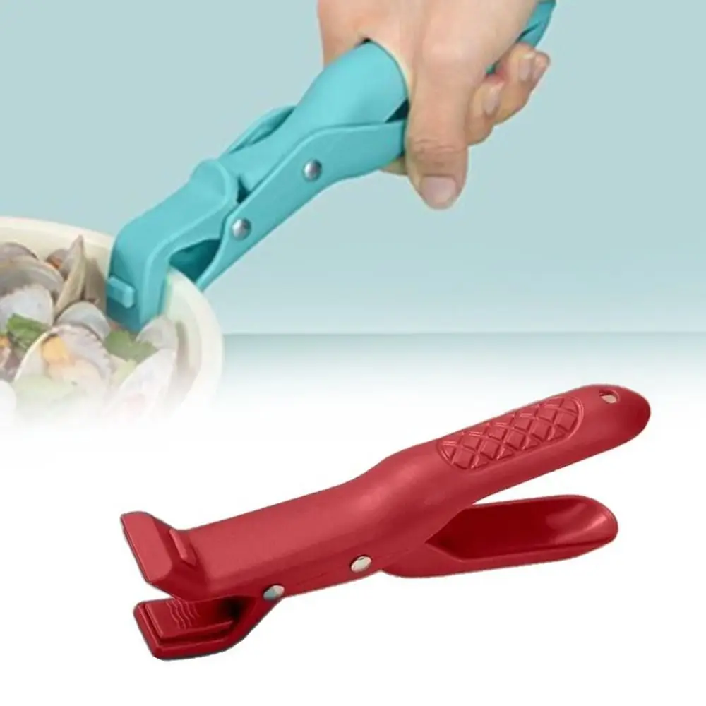 Silicone Anti Scalding Clip Gripper Meal Bowls Tongs Meal Bowls Tongs Durable Non-slip Kitchen Pot Bowl Clip Kitchen Supplies
