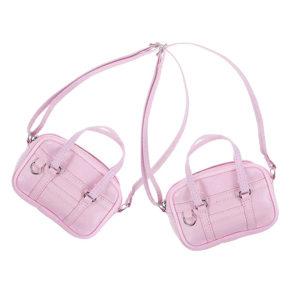 

2 шт. мини-сумка для 18 дюймов, нарядный костюм для девочек, миниатюрный кошелек через плечо, сумки на плечо, аксессуары для кукольного домика «сделай сам»