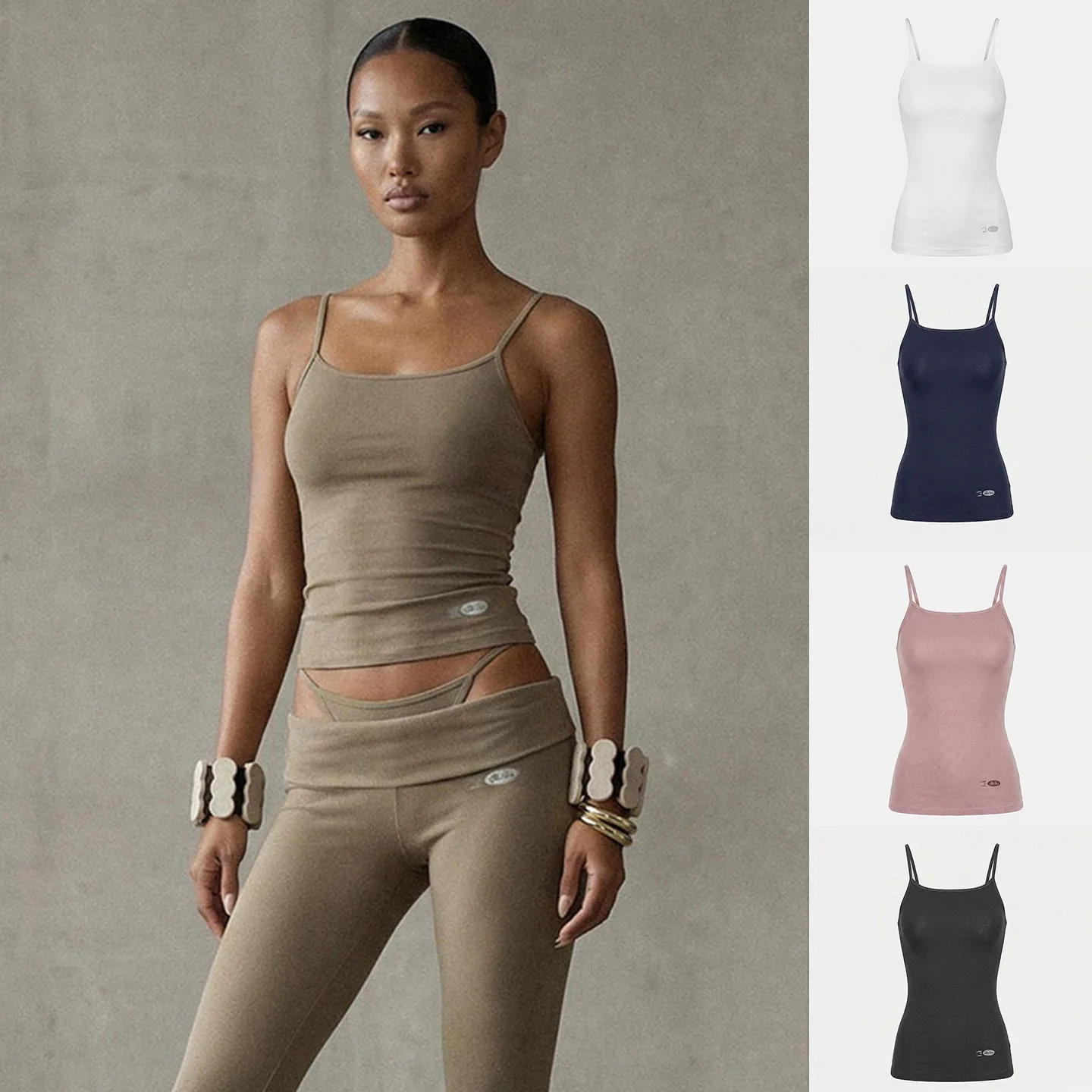 Korean Badblood BCAC series bandeau tank top for women in summer casual and simple style - base layer top for fashion trend