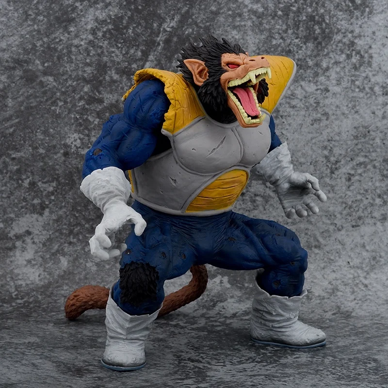 Genuíno dragon ball z greta macaco vegeta macaco figura de ação vegeta anime estatueta estátua coleção modelo brinquedo presentes em estoque