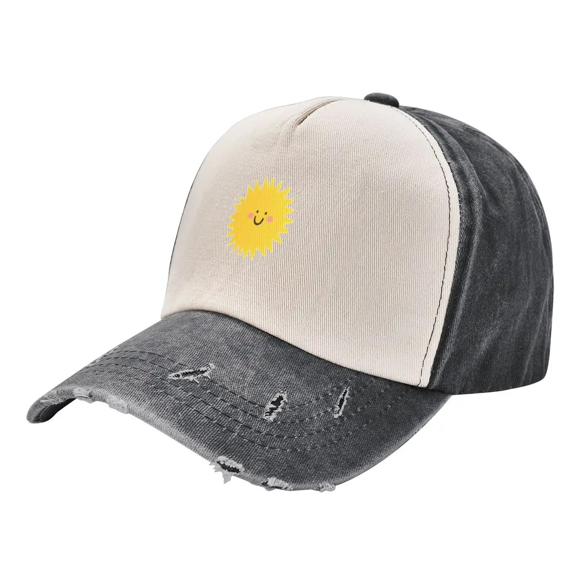 

Joyful Smiling Cute Sun Baseball Cap foam party Hat Hat Beach Woman Men's