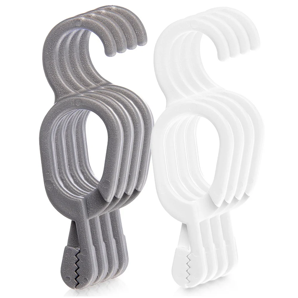 8-delige haak handdoekclips