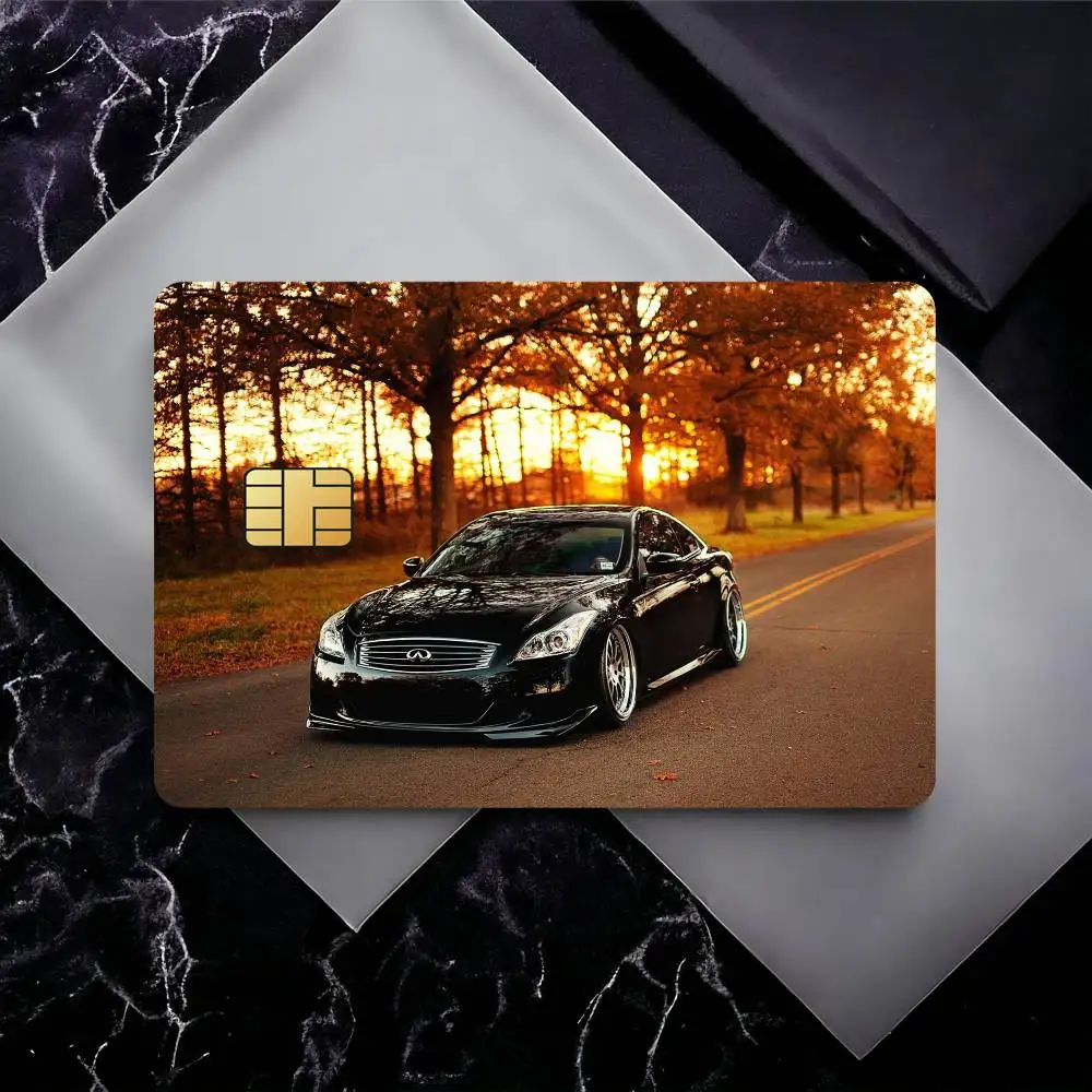 Fashion I-Infiniti Credit Card Skin Stickers for Bank Card Bus Metro Card Sticker Waterproof Gift