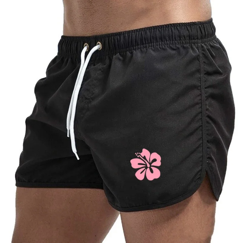 

Summer Mens Beach Shorts Printed Hot Sales Casual Beach Shorts Jogging Sports Trousers Quick Drying Swimming Surf Man Shorts