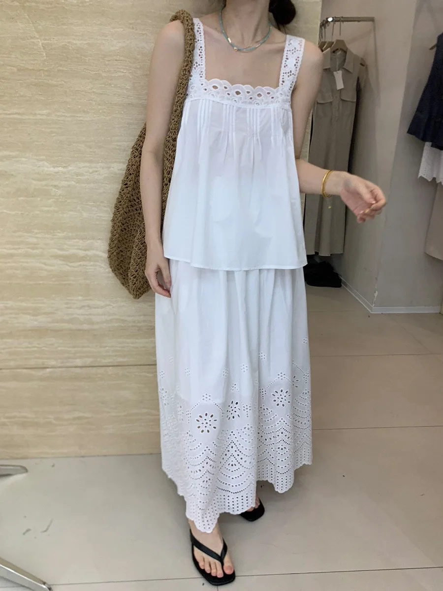 

Blues Holiday Sle Верхняя юбка с рюшами, комплект из двух предметов, женская полуформальная рабочая одежда Faion Spring 2025, студенческая orm