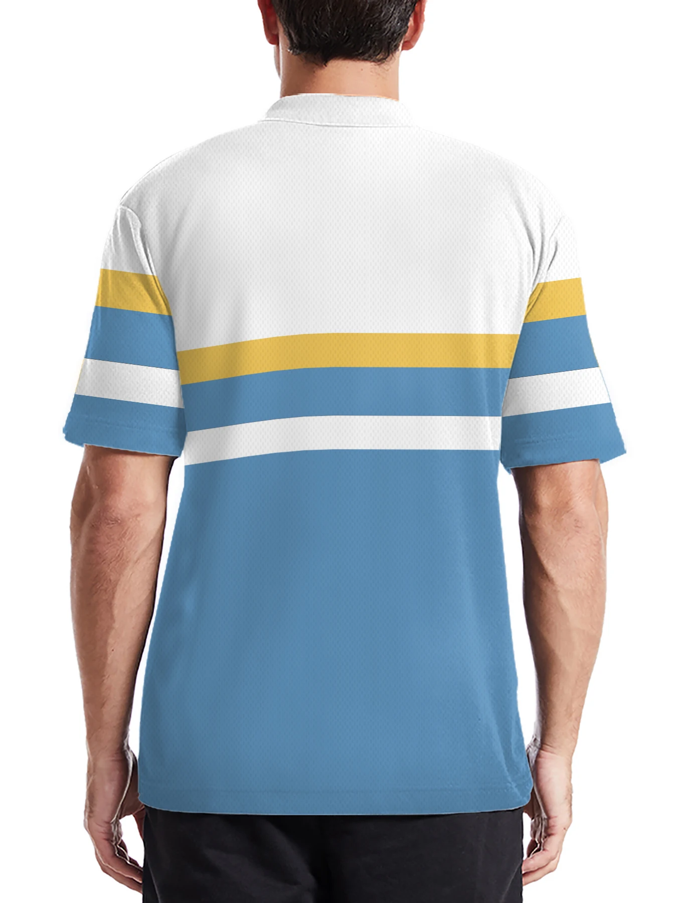 2026 Summer Men's Buttoned Polo Shirt with 3D Print Breathable Lightweight Comfortable Casual Outdoor Men's Clothing