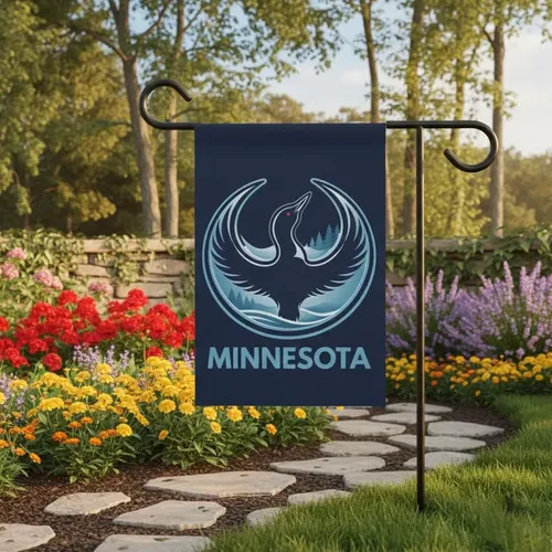 Minnesota Rebel Political Garden Flag Statement Yard Sign Banner Outdoor Decor UUI GGX