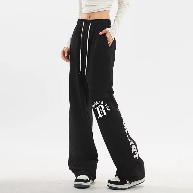 Spring Harajuku Kawaii Sweatpants Women Japanese Y2K Anime Print Baggy Joggers Pants Oversized Korean Cute Sports Trousers Women