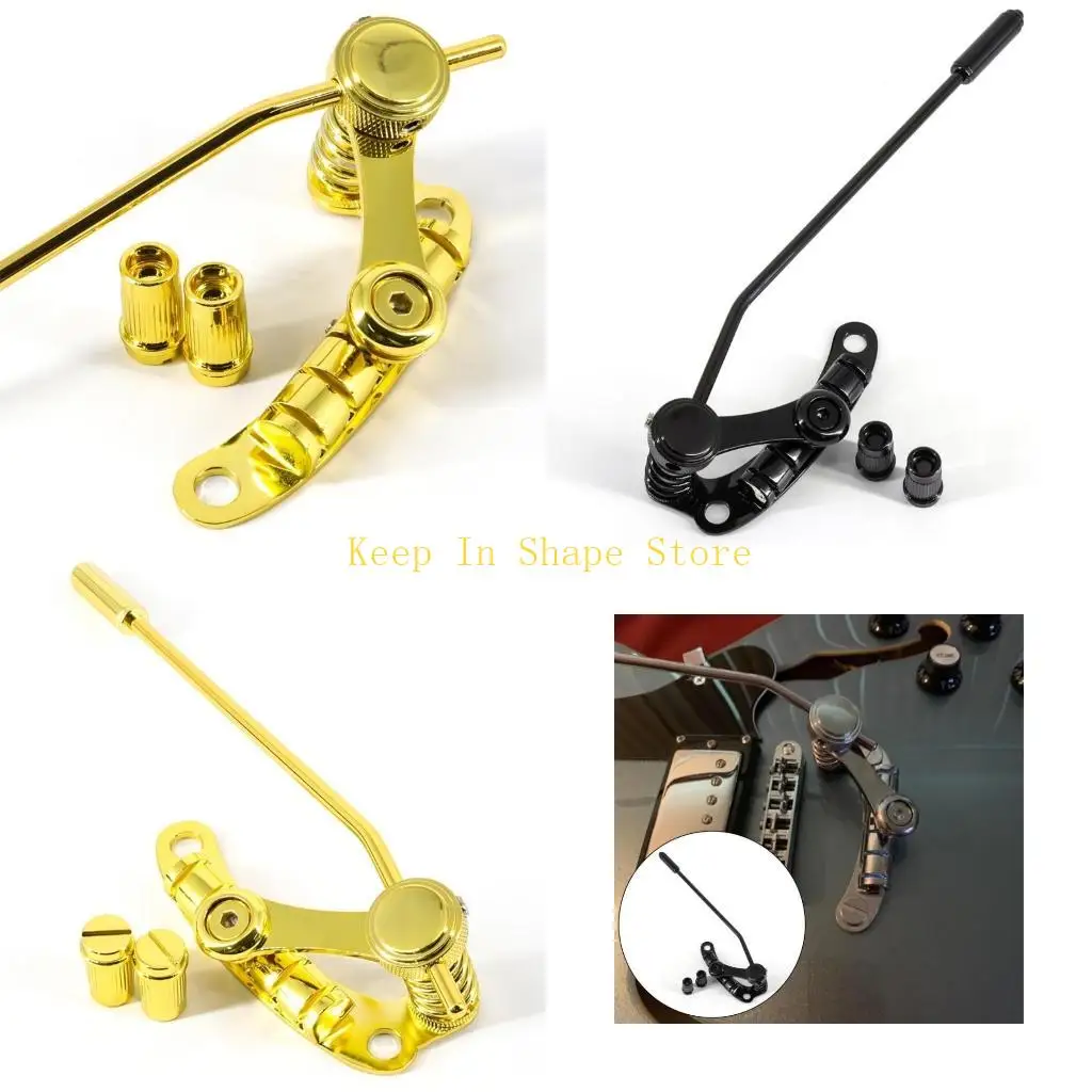 U1JC الغيتار الكهربائي جسر وقف قضيب الذيل تريمو الغيتار الكهربائي جسر اهتزاز استبدال الغيتار جسر الاهتزاز #1