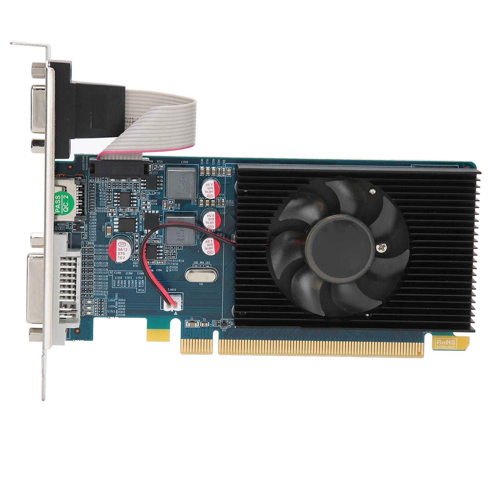 Graphics Card 2G 64bit DDR3 PCI Express 3.0 Computer Office Desktop Accessories HD7450 Desktop Video Card