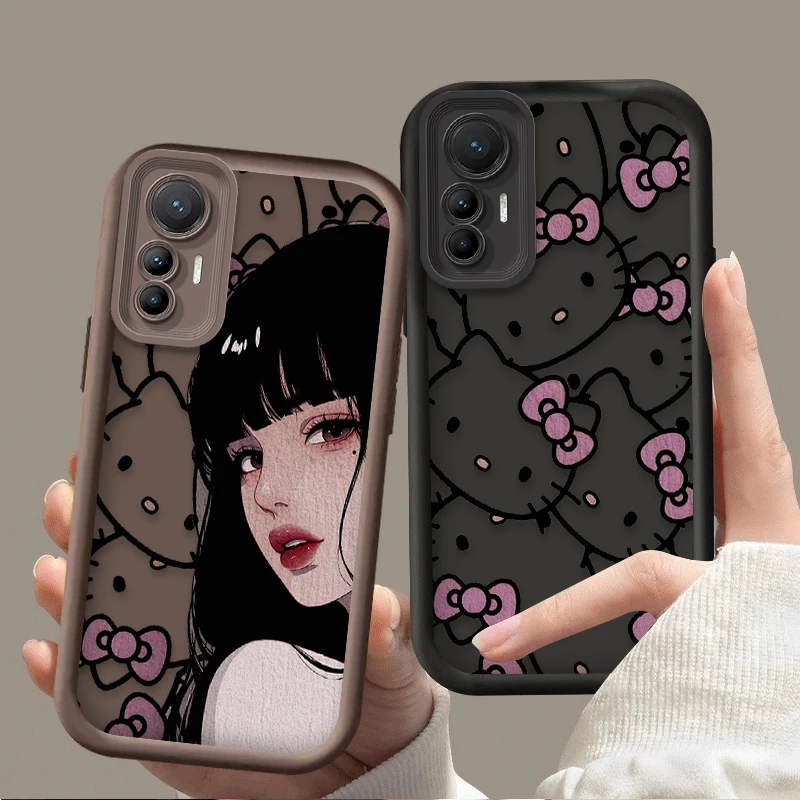 Hello Kitty Tomie Kawakamis Case for Xiaomi POCO F6 F3 F4 F5 X6 X5 X4 GT X3 NFC M5S C65 M6 Pro 13T 12T 11T 13 12 11 Lite Cover