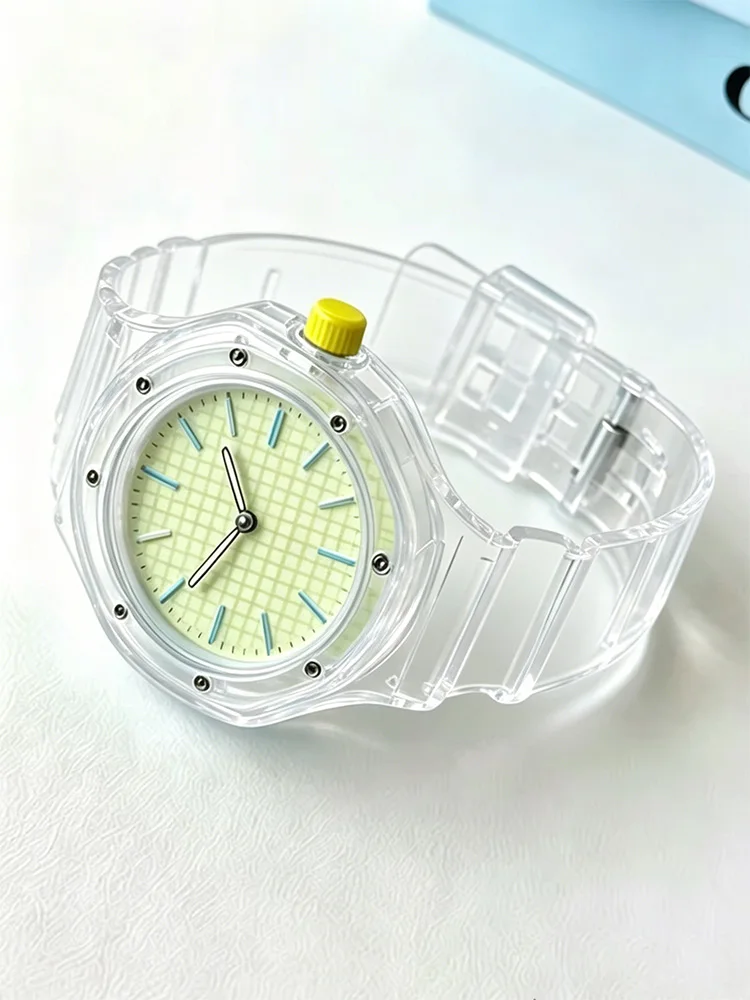 Jelly Case+Silicone Strap for AP x Swatch Royal pop Pocket watch Changer to Wristwatch Integrated Modification Accessories