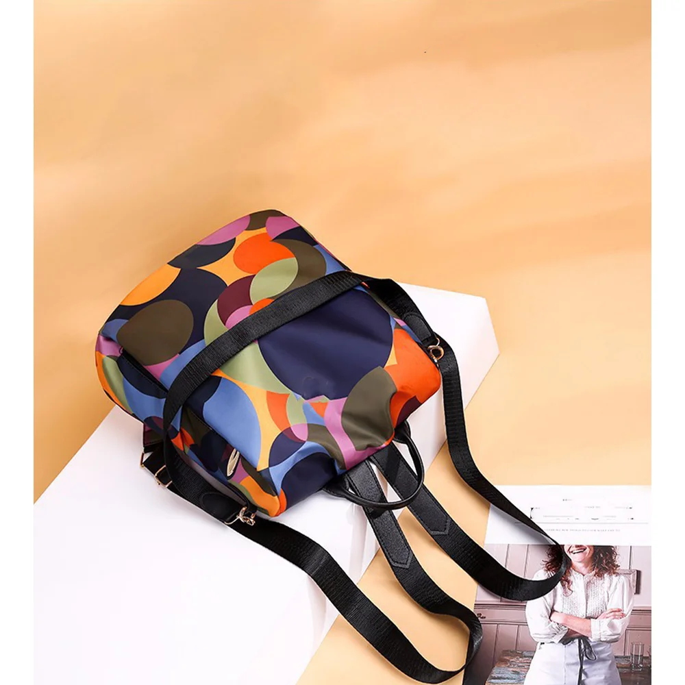 Student Shoulder Casual Simple Backpack Street Trendy Camouflage Large Capacity For Mommy Bag Fashionable And Versatile