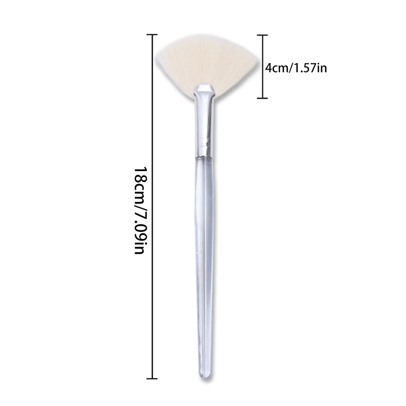 1PCS Facial Cleanser Brush Soft Hair Face Massage Wash Brush Face Mask Brush Portable Skin Care Tool