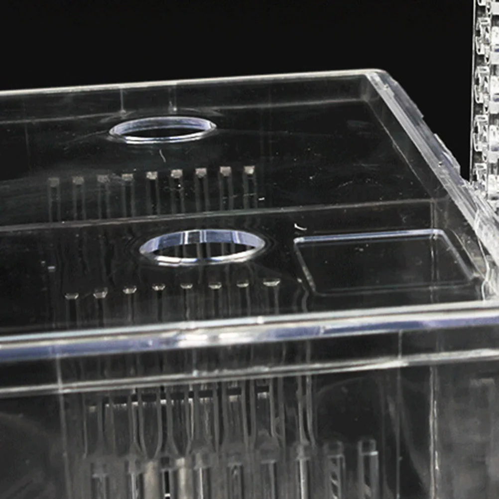 

Fish Isolation Box for Tank Breeding Protector with Hanging Design Improves Survival Rate Efficiently