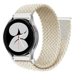 Strap For Samsung Galaxy Watch 7/FE/4/5/6/Pro/classic/gear s3 44mm 20mm 22mm Braided Nylon bracelet correa HUAWEI GT 2e-3 4 Band