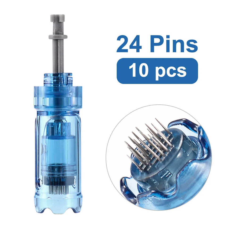 Bajonetcartridge Naald voor Dr Pen M8S/A8S/A9/A11 Microneedle 12/18/24/36/42 Pin/Ronde Nano/3D Vervanging Tip - afbeelding 1