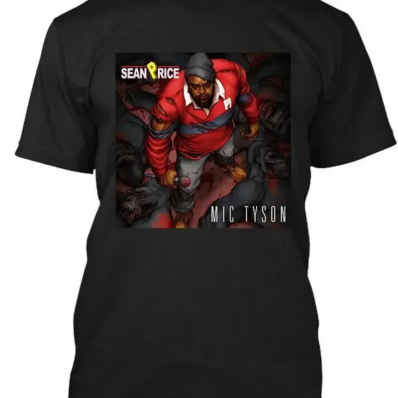 New Popular Sean Price Mic Tyson American Music Art Logo T Shirt S 4XL