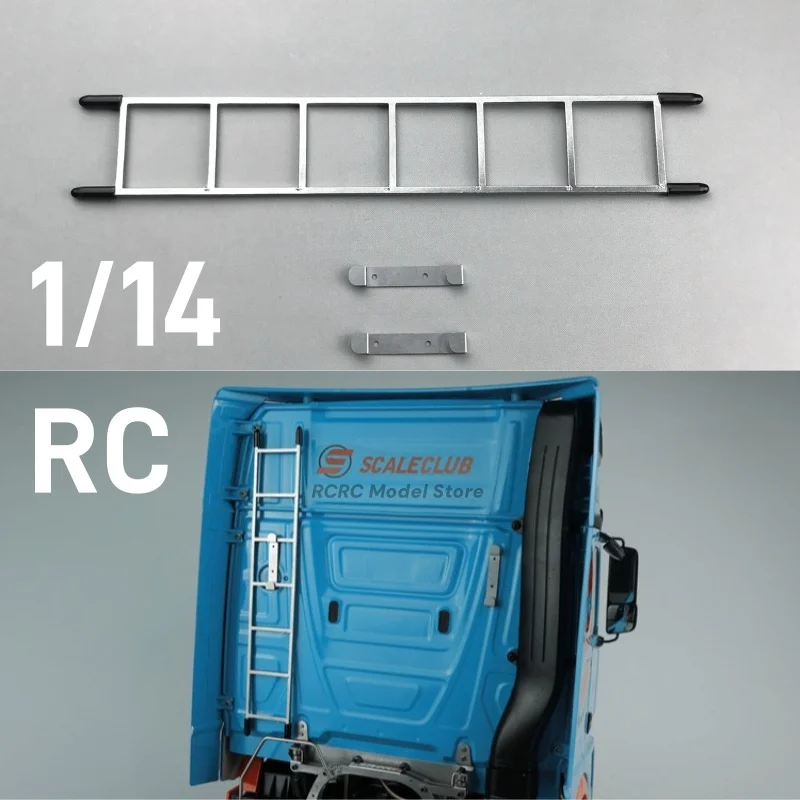 Escalera de Metal para camión teledirigido, escalera de trabajo, escaleras Scaleclub LT-TY-1 para Tamiya 1/14 770s FH16 Arocs, accesorios de piezas de camión teledirigido, 1/14