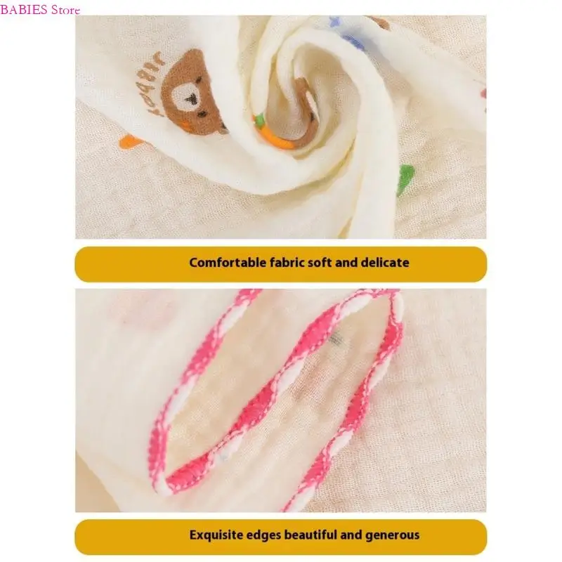 

C9GB Soft Towel Highly Absorbent Care Washcloth for Newborns Infants Machine Washable Reusable Cotton