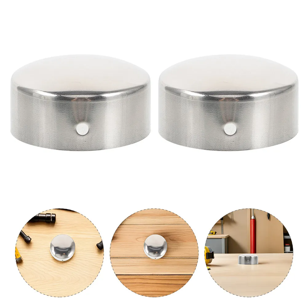 2 шт. заглушки для поручней из нержавеющей стали, защитные заглушки для труб, аксессуары для металлических ограждений, фитинги-заглушки