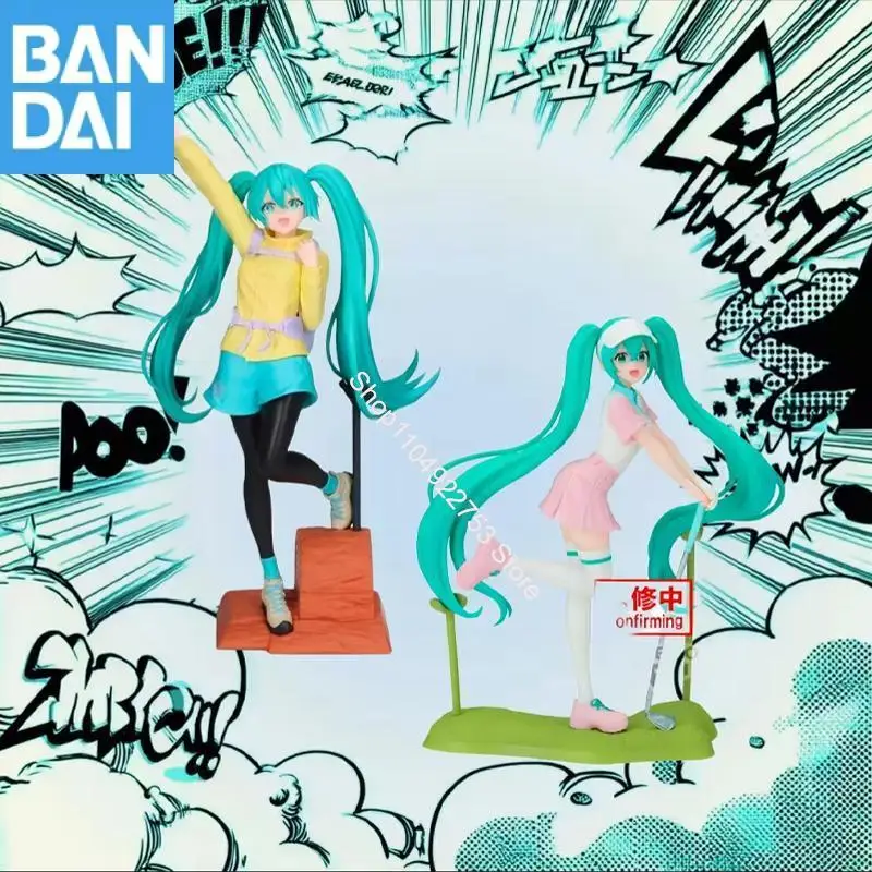 

BANDAI NAMCO BANPRESTO Хацунэ Мику Праздничные воспоминания ПВХ 20 см Фигурка Модель Спортивная одежда Хацунэ Мику Прекрасный в наличии Оригинальные подарки