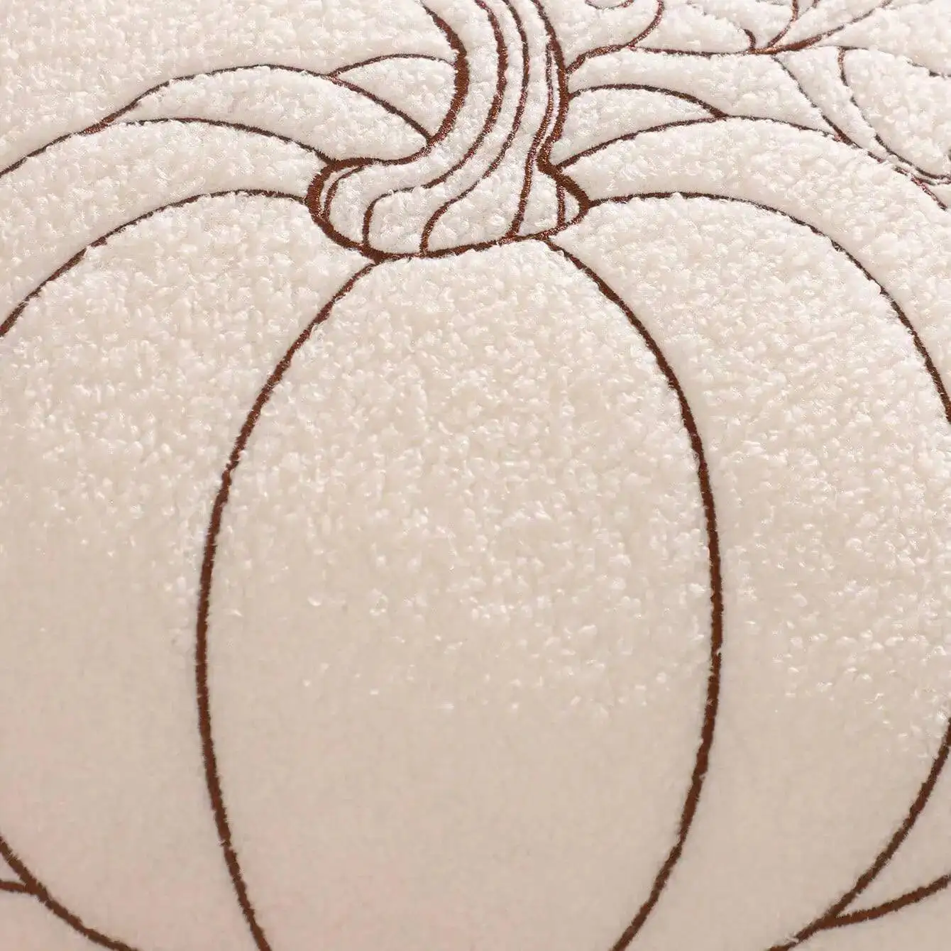 Thanksgiving Weiße Pailletten-Stickerei Kürbis-Kissenbezüge Halloween-Party Plüsch Dekorative Kissenhüllen für Sofa und Bett – Detail 10
