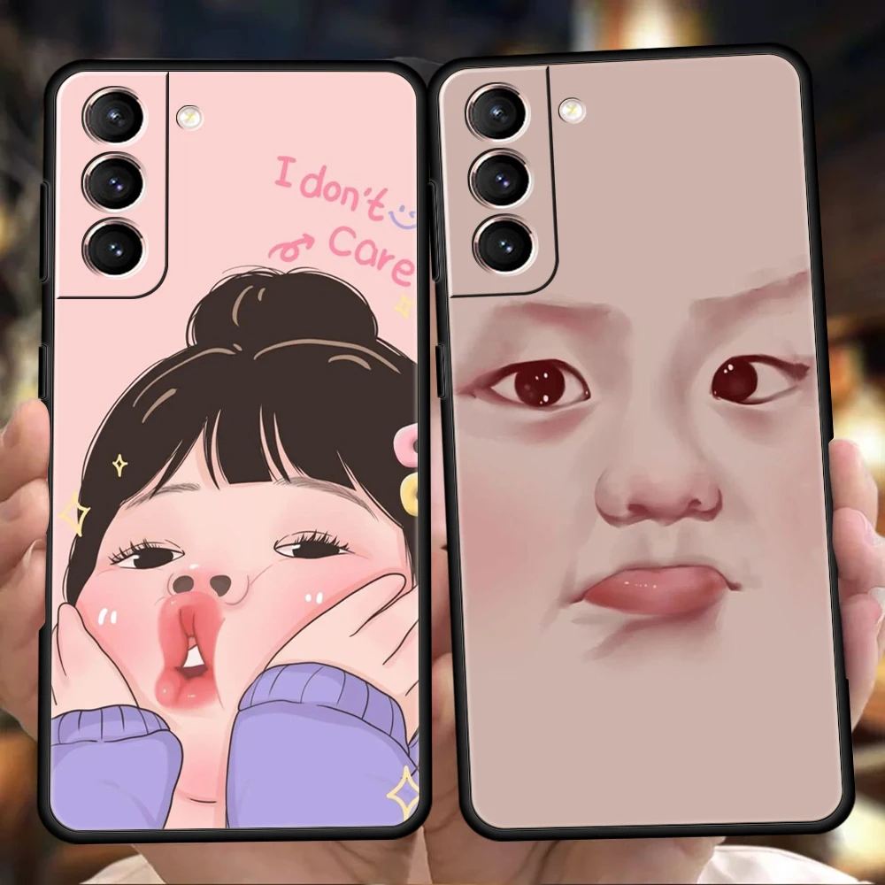 Cartoon Phone Case for Samsung Galaxy S24 S23 S22 S20 S21 FE Ultra S10 S10E S9 S8 Plus 5G Soft TPU Cover Capas Fundas Coque Bags