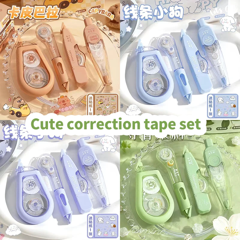 office back to school supplies school useful kawaii stationery supplies corrector cute Correction tape Aesthetic stationery