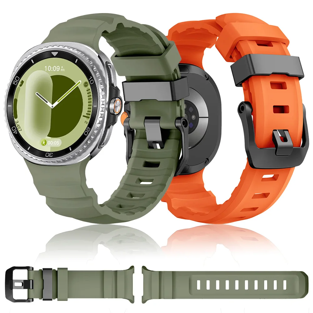 Trail Sports Silikonarmband für Samsung Galaxy Watch 8 Classic 46 mm, austauschbares Armband, Originalgürtel, Galaxy Watch 8 44 mm 40 mm