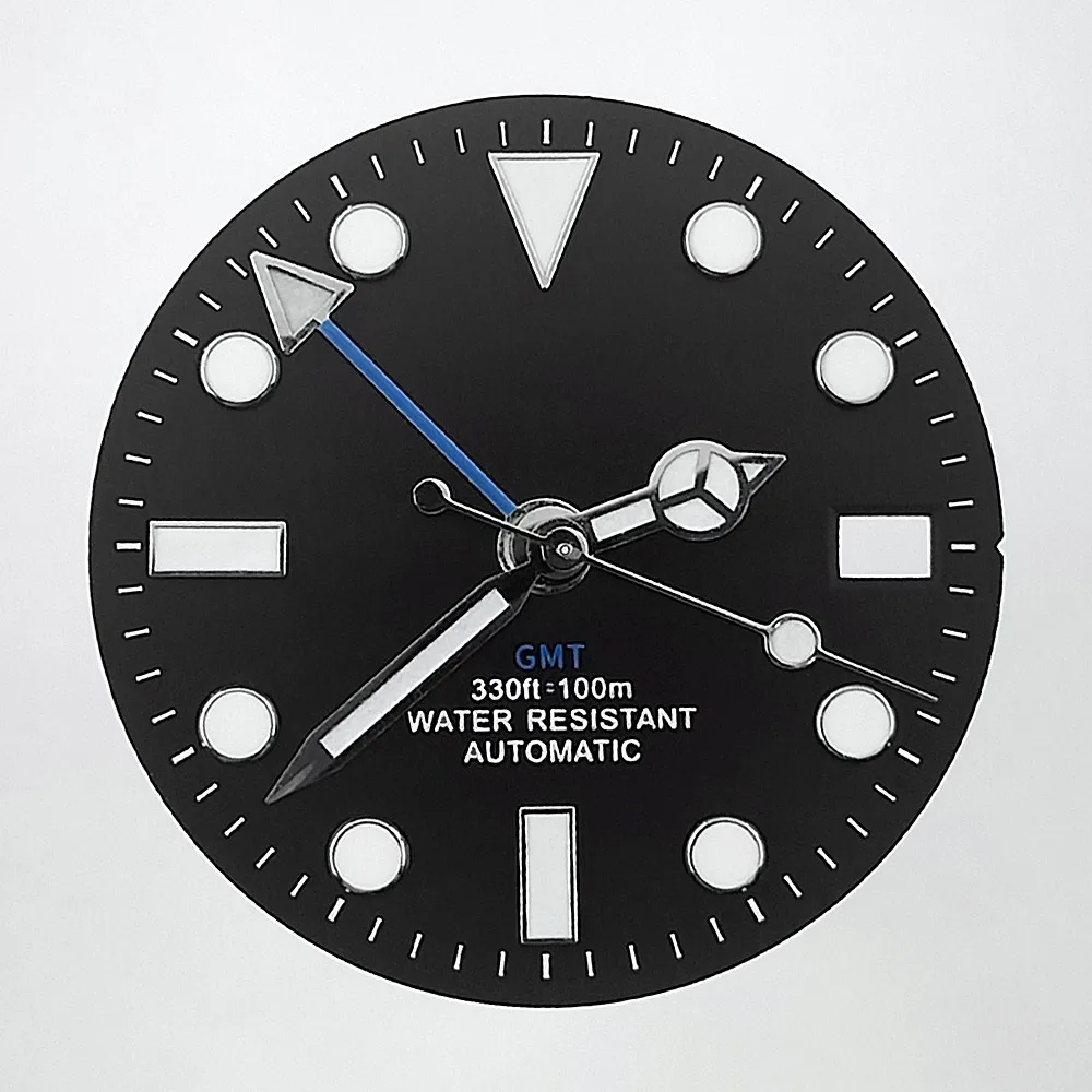 40,5 mm GMT Mechanisches Uhrengehäuse Passend für NH34 Uhrwerk Saphirglas Edelstahl Uhrenbox Uhrenteile Zubehör – Detail 13
