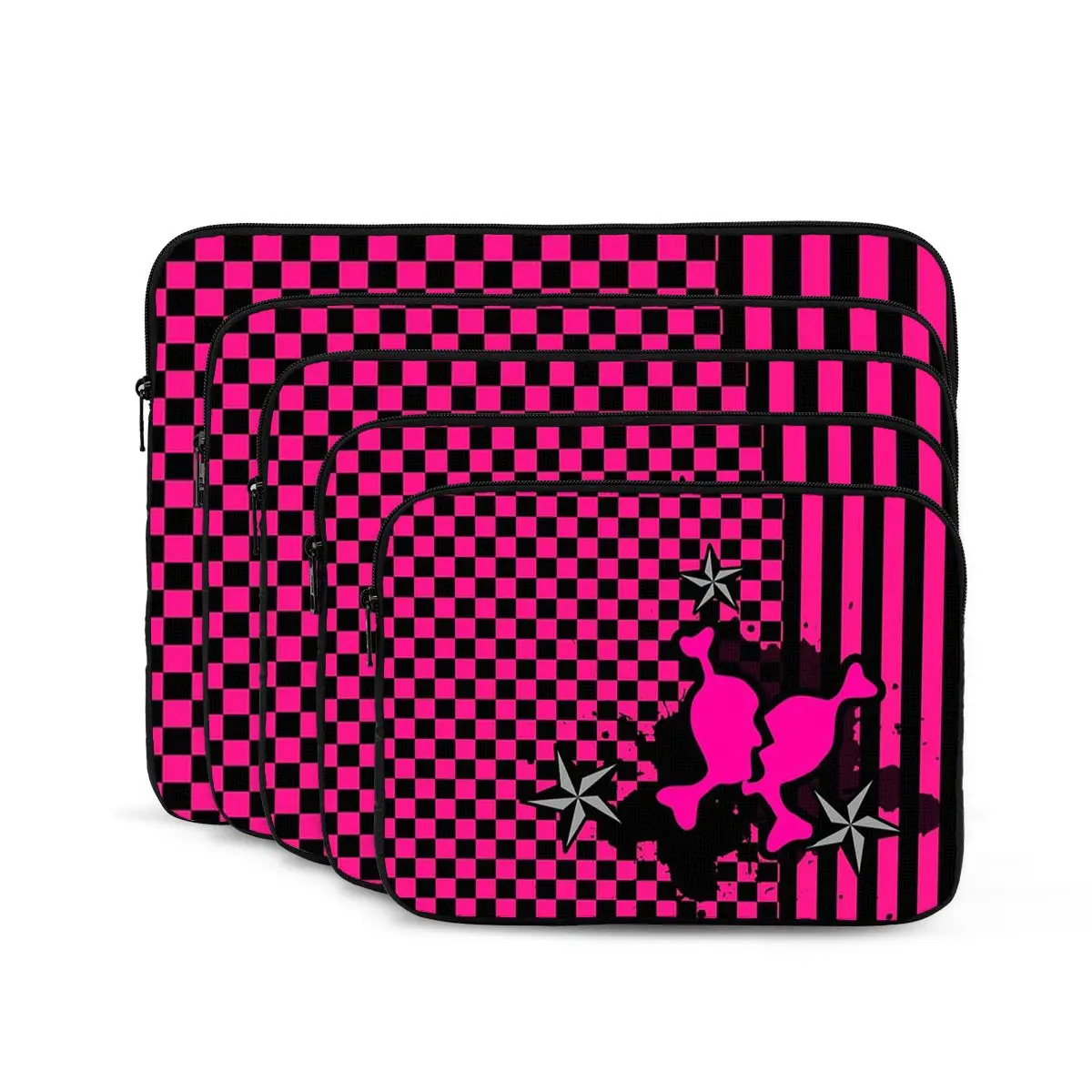 

Punky Pink Emo Notebook Laptop Bag Case Pouch For Macbook Air Pro Tablet Shockproof Case Bag