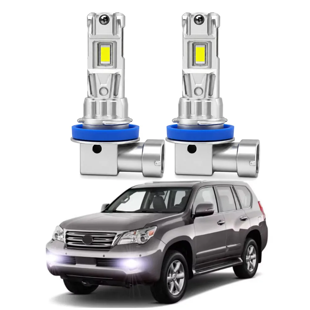 

2Pcs LED Fog Lamp Bulbs For Lexus GX460 2010 2011 2012 2013 White Fog Lamp Canbus