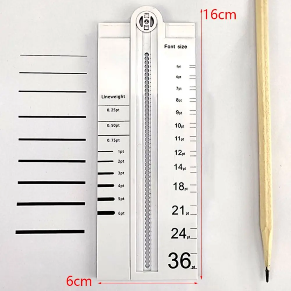 Rectangle Ruler Stationery Measuring Ruler High Quality Multi-function Ruler for School&Office for Students