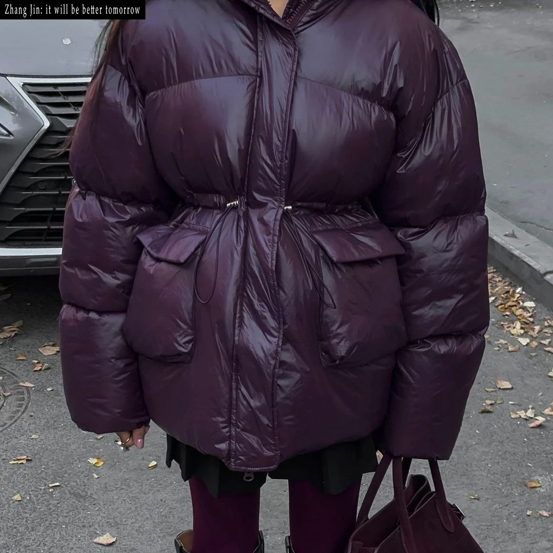 

Pure Color Zipper Cotton Jaet Comfortable Casual Hooded Attractive Eye ching Outerwear Long Sve Women's Spring Coat