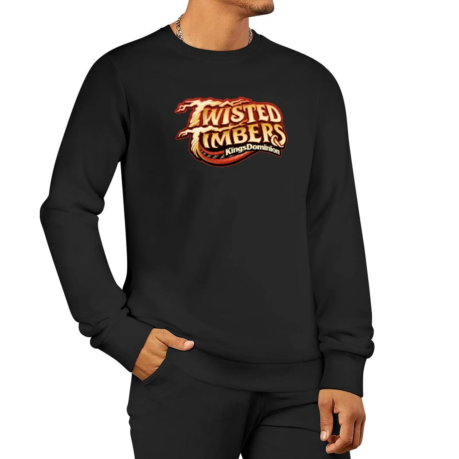 Twisted Timbers Roller Coaster Pullover Hoodie autumn autumn clothes sweatshirts