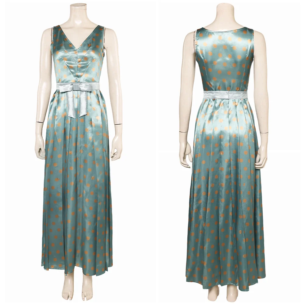 Stefanie Cosplay Kleid Kopfbedeckung Ohrring Anzug Film Final Destination 6, Rollenspiel Kostüm Damen Halloween Karneval Party Dress Up