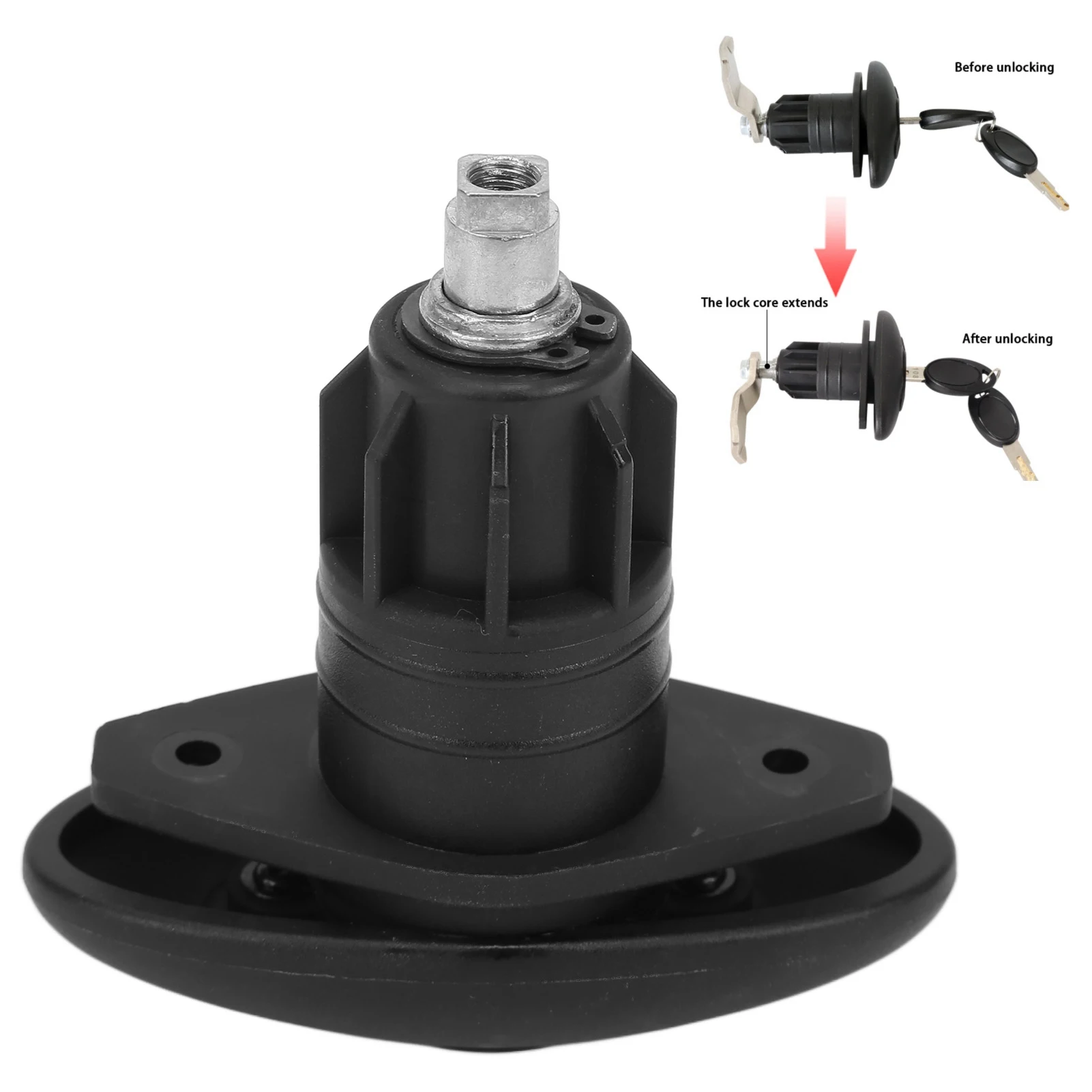 

Компрессионный замок для двери кабины автофургона, поворотный замок из цинкового сплава 30 мм, нейлон для каравана, яхты, кемпера, затяжной замок для кабины автофургона