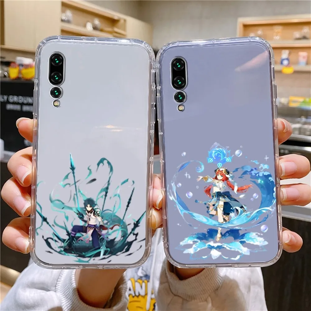 G-genshin i-impacto jogos caso de telefone para xiaomi 11 redmi nota 11 5g 8t 9a 9 10t note8pro note9 12sultra caso transparente