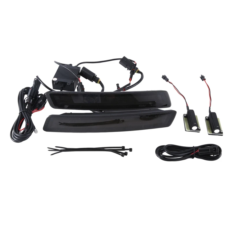 

Smoked LED Turn Signal DRL Daytime Running Light With Amber Turn Signal Lights For VW Beetle 2006-2010 Car Parts Accessories